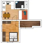 Rosaklein-30m2 & Rubinagross-100m2